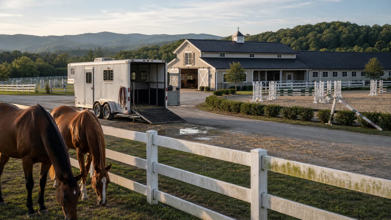 National Horse Show horse transport