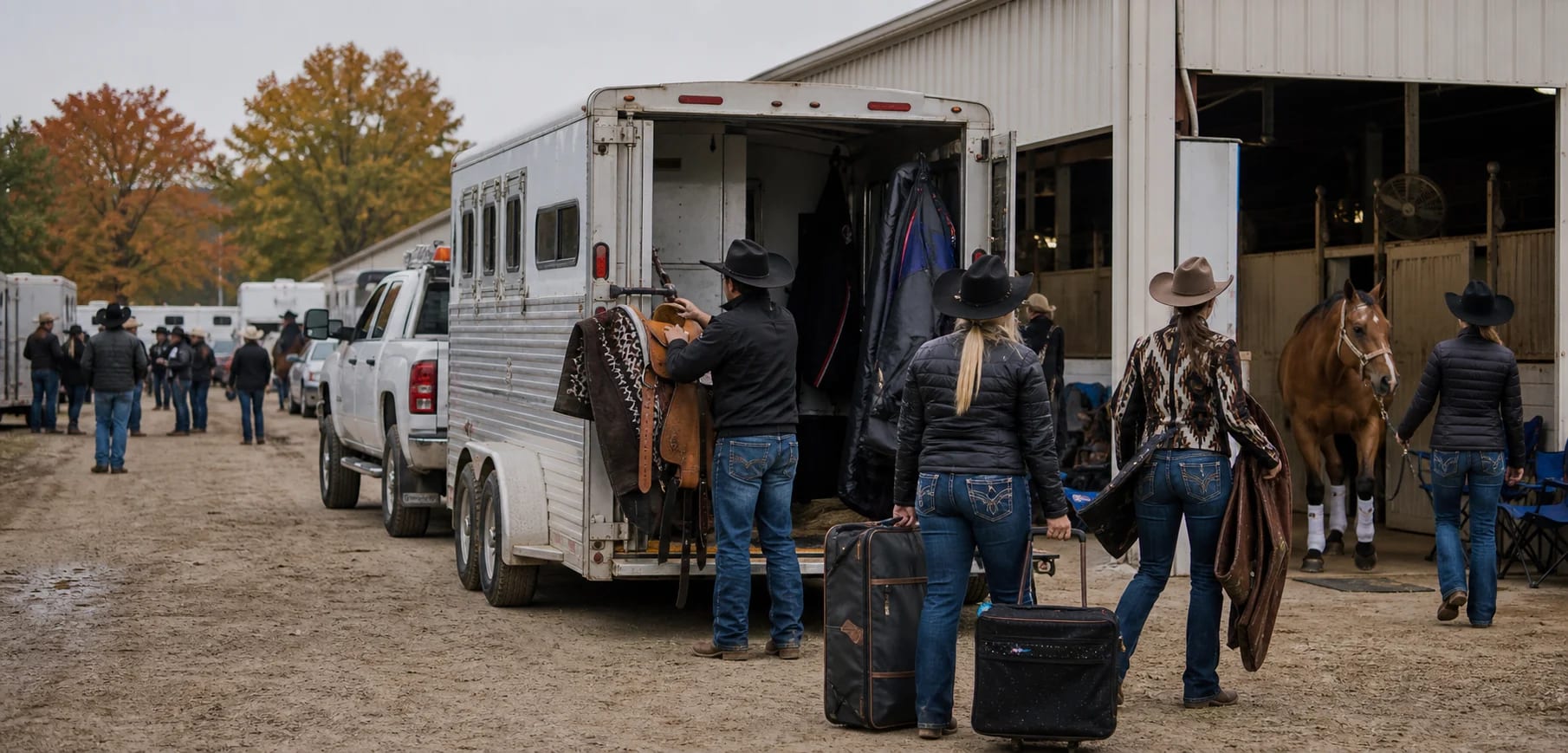 All American Quarter Horse Congress horse transport