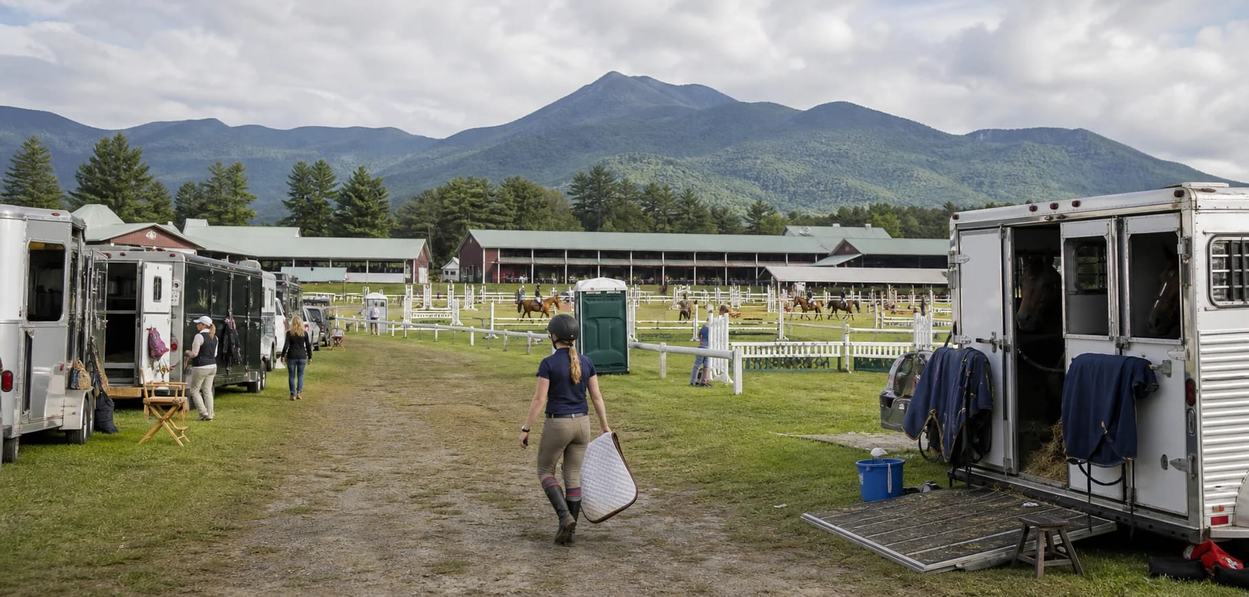 Lake Placid Horse Show horse transport