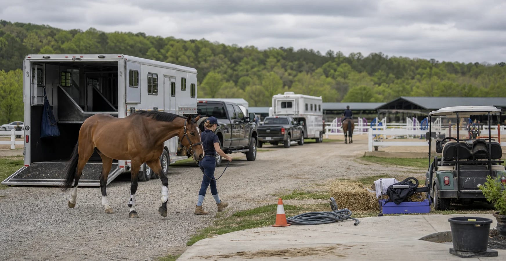 Tryon Spring Series horse transport