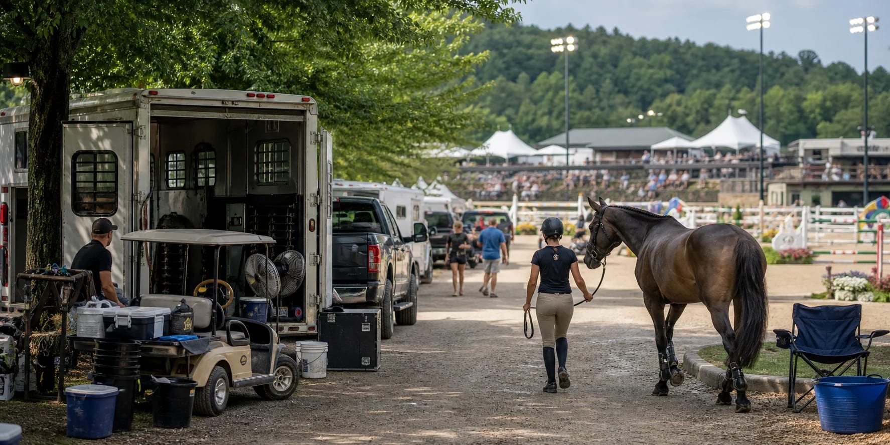 Tryon Summer Series horse transport