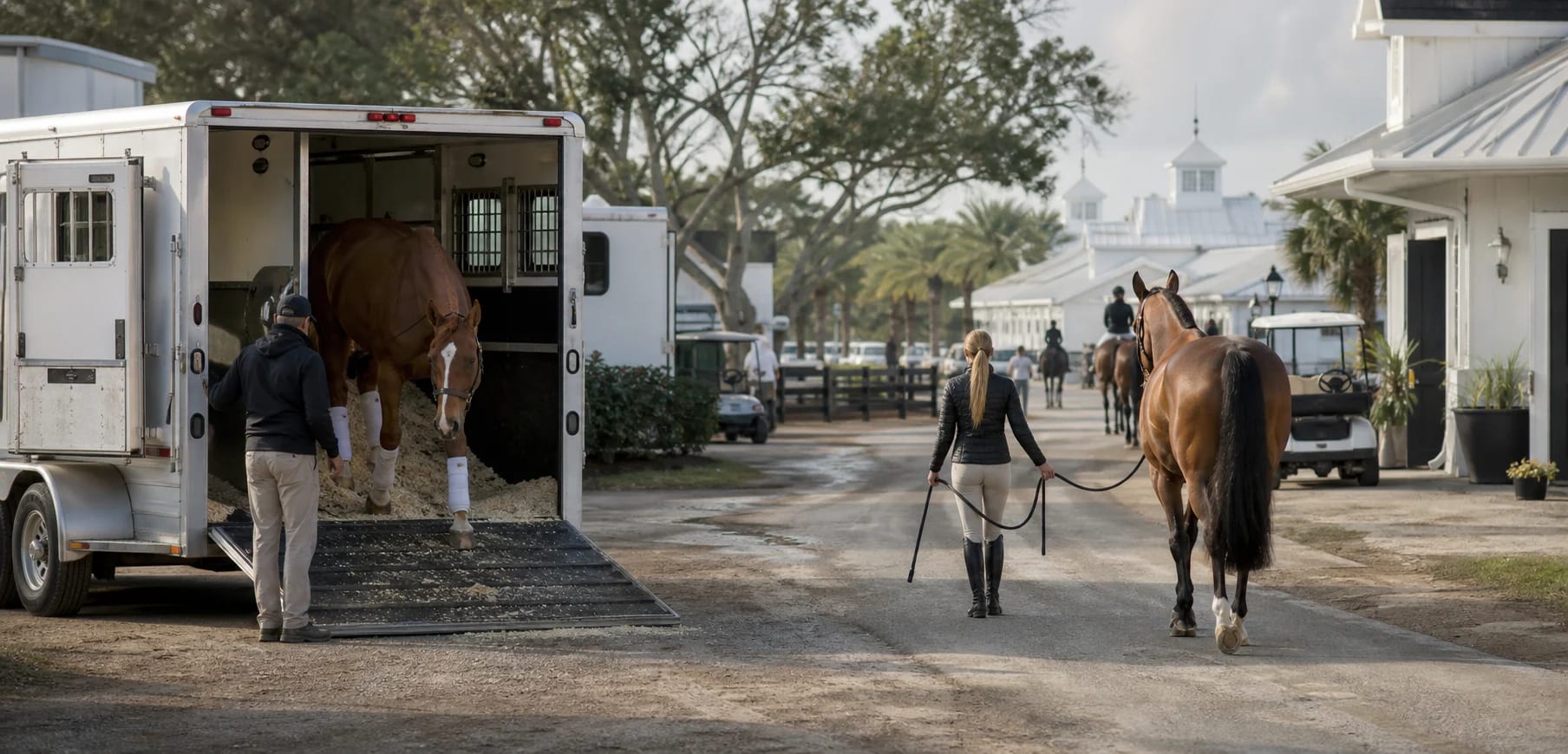 WEC Ocala Winter Spectacular horse transport