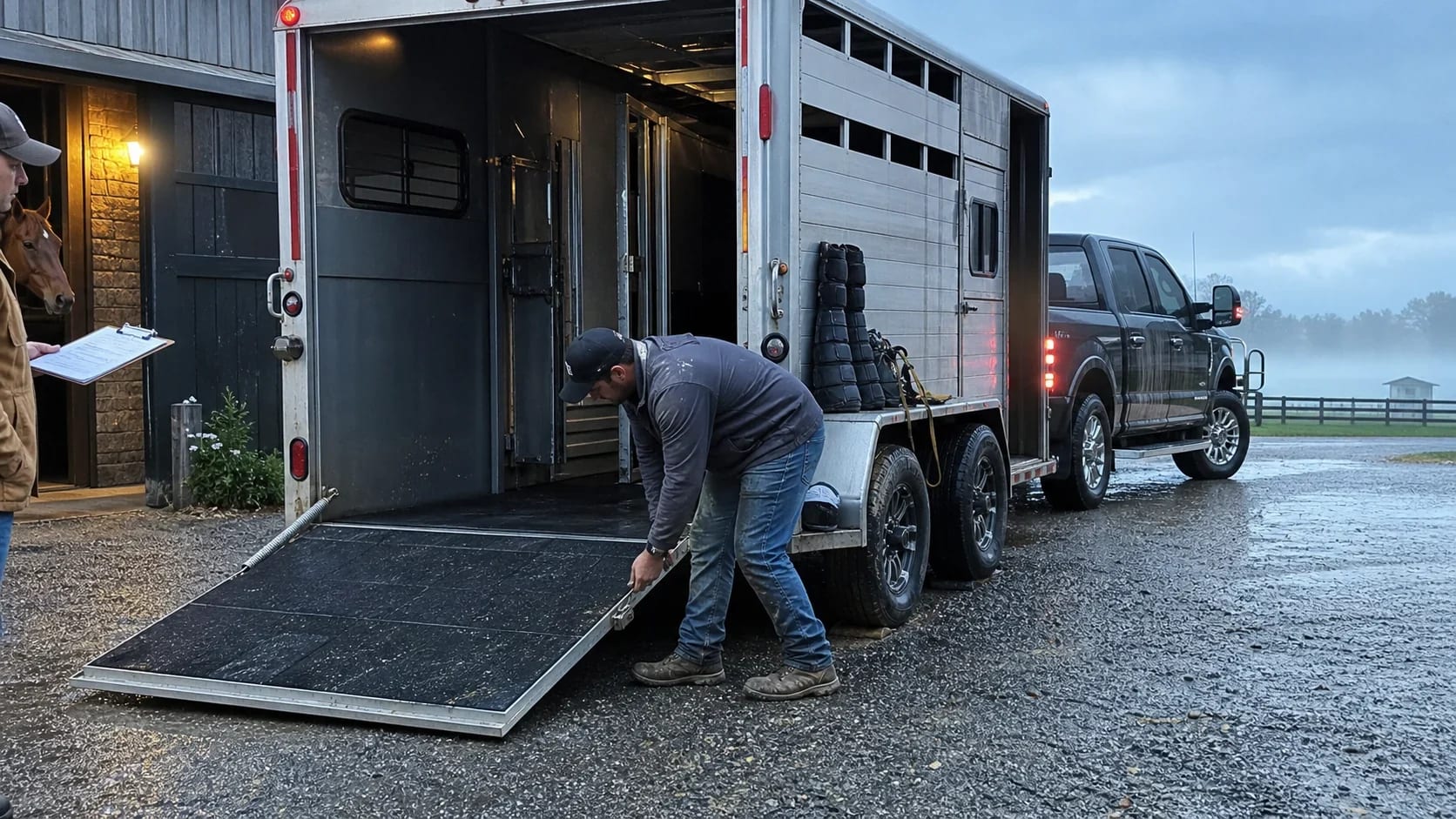 Door-to-door horse transport horse transport