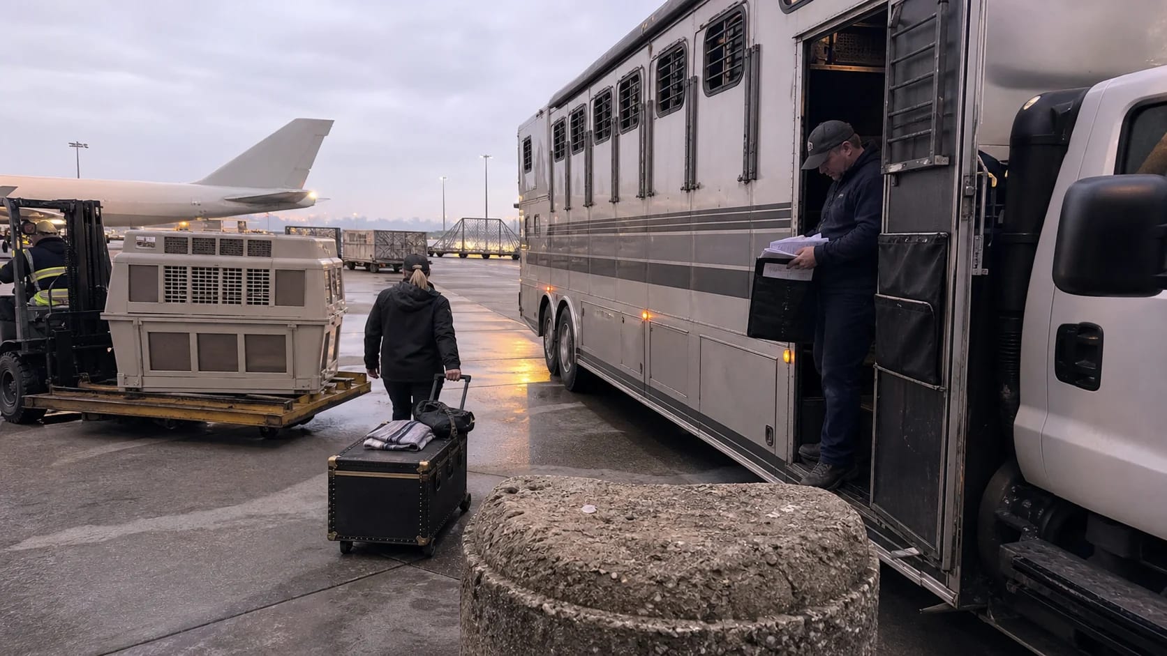 International horse transport and import/export horse transport