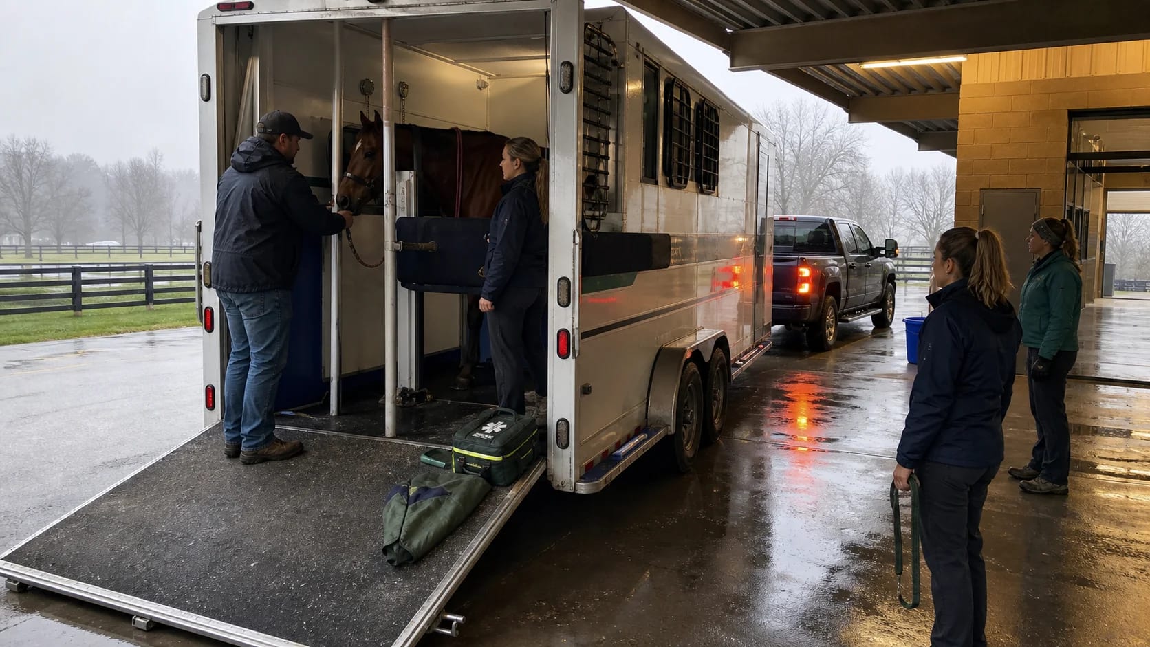 Medical horse transport horse transport