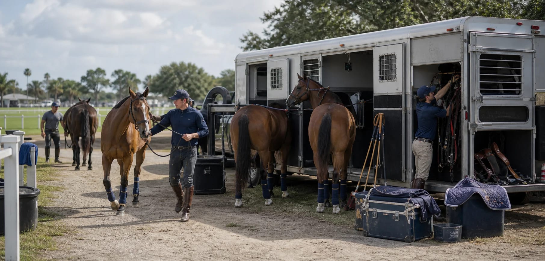 Polo pony transport horse transport