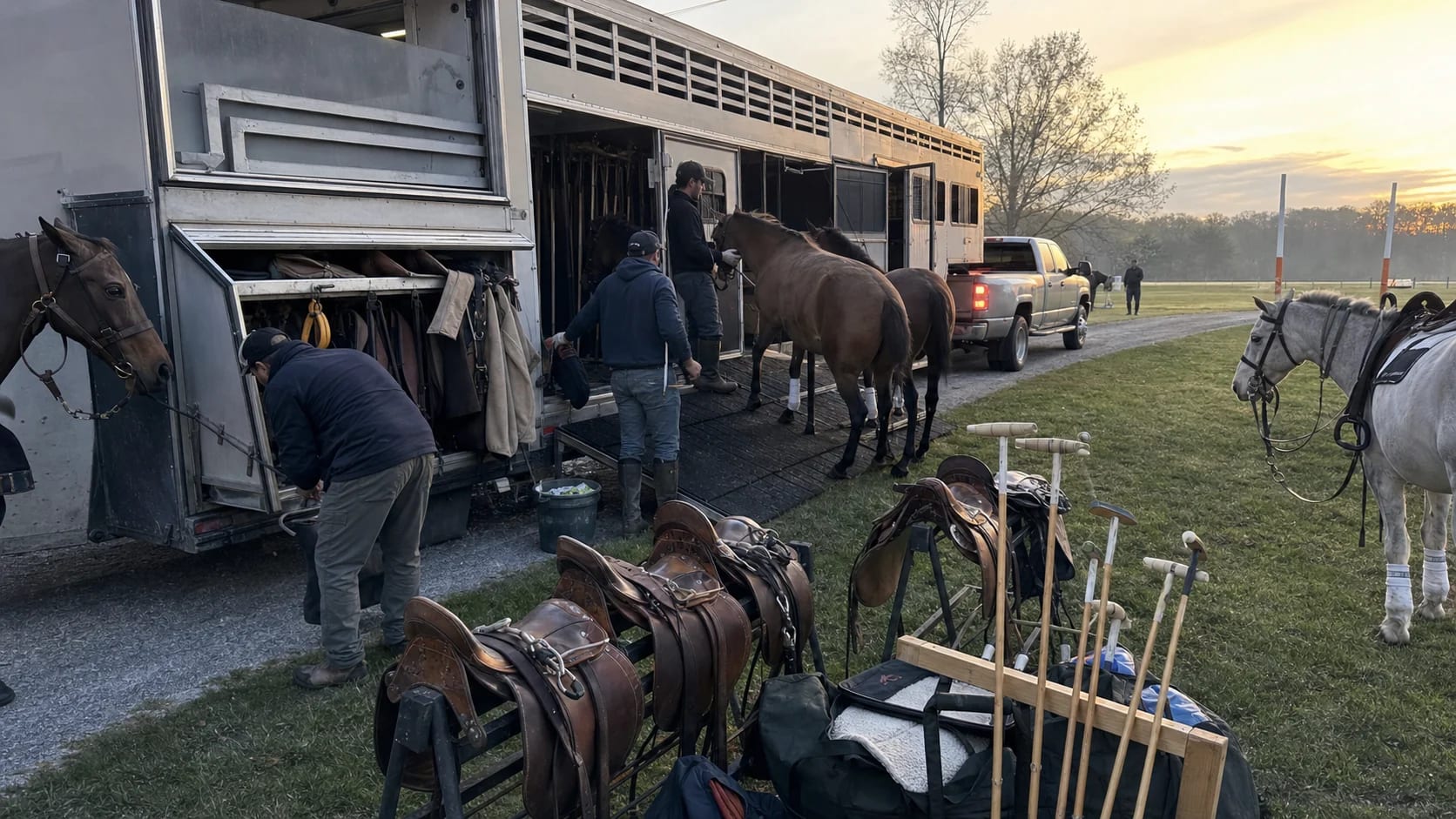 Polo pony transport horse transport