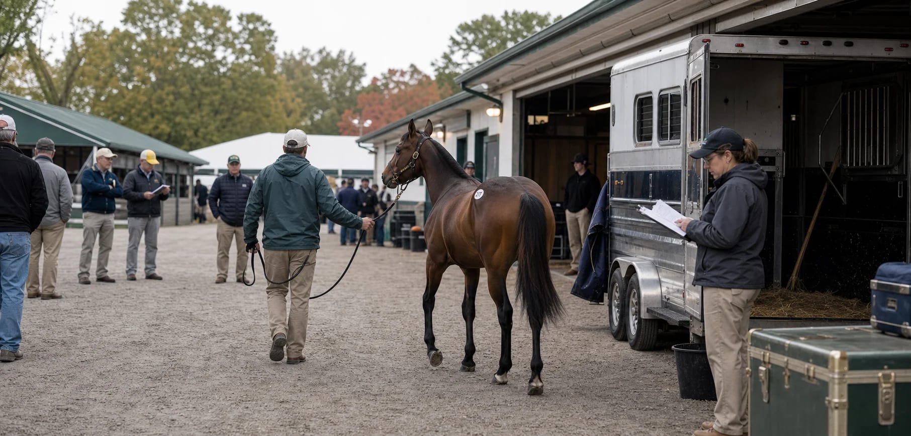 Horse sale and auction transport horse transport