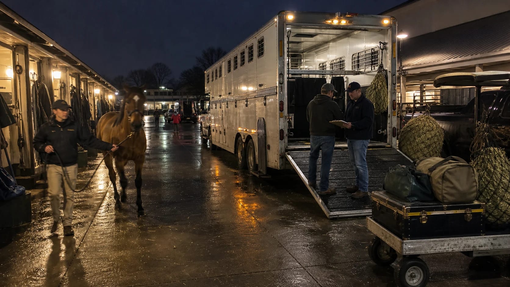 Horse sale and auction transport horse transport