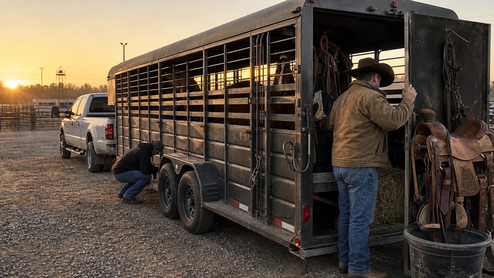 Western and Quarter Horse transport horse transport